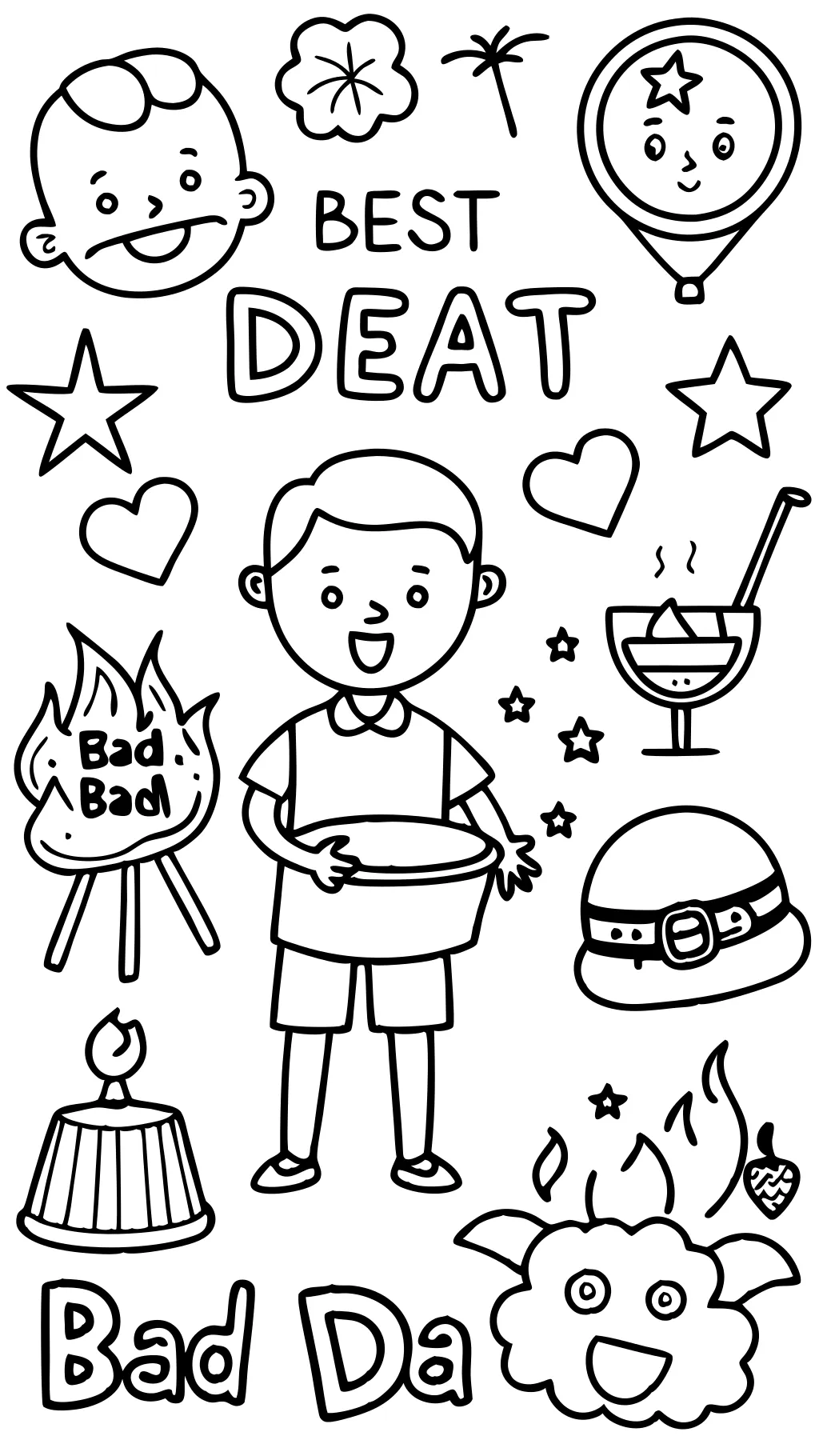 cute fathers day coloring pages